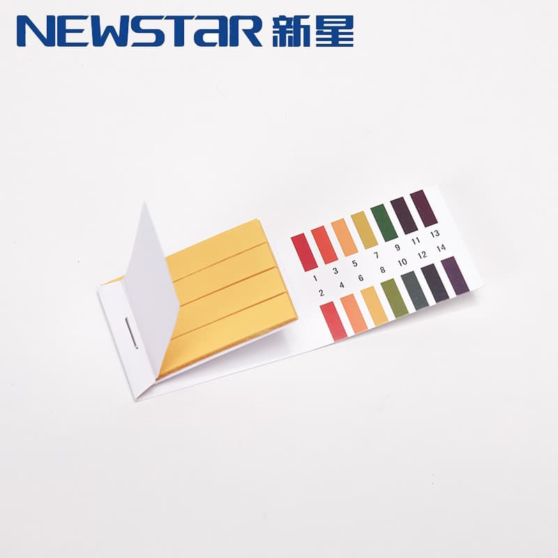 NEWSTAR New Star Acidity and Alkalinity Water Quality Test Paper, pH Universal Test Paper 1-14, Wide-Range pH Test Paper, Export Wholesale