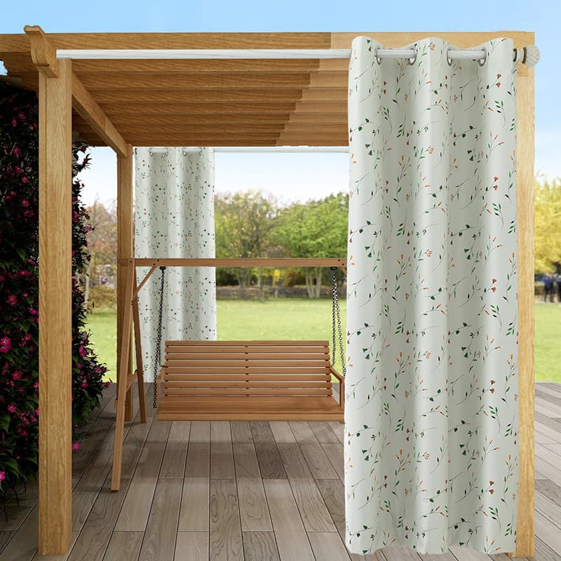 Factory Direct Sale Blackout Grommet Curtains Embroidered Curtains Printed Curtain Fabric Export Finished Outdoor Curtains Wholesale