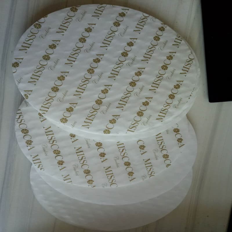 Food grade chocolate cushion paper biscuit wafer cushion paper honeycomb cushion paper pad size printing logo