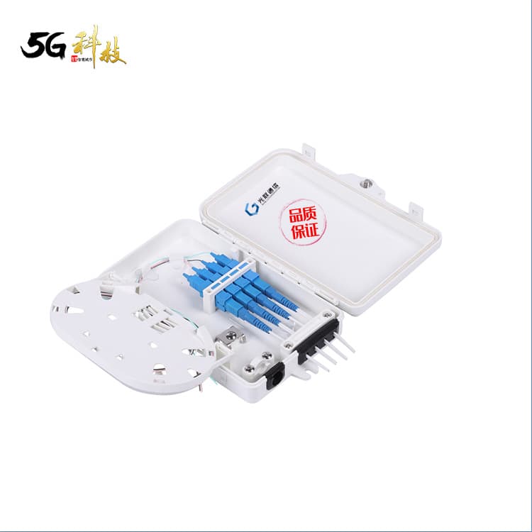 6-Core Fiber Optic Splice Closure 2-6 Core FTTH Splice Closure Corridor Outdoor Wall-Mounted Fiber Optic Splice Closure Outdoor Waterproof