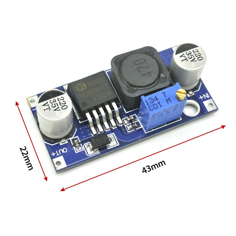 CA-6009 DC-DC Boost Module Power Module Adjustable Output Super LM2577 Voltage Regulator Module