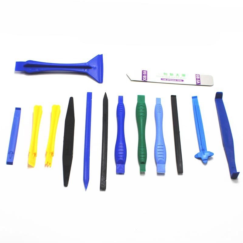 Manufacturer supplies plastic pry bars, disassembly tools, double-ended mobile phone case openers, and universal nail removers.