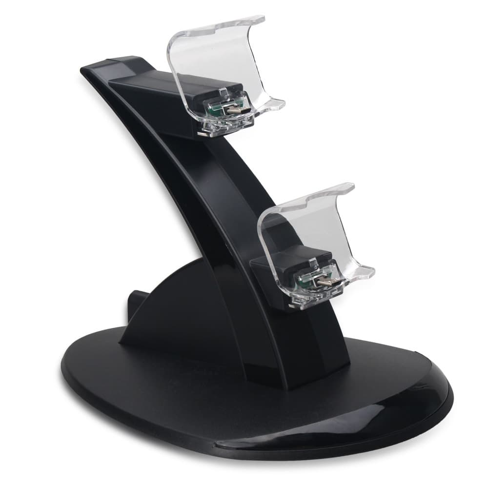 PS4 Controller Blue Light Charging Dock, PS4 Dual USB Charging Stand, PS4 Charger