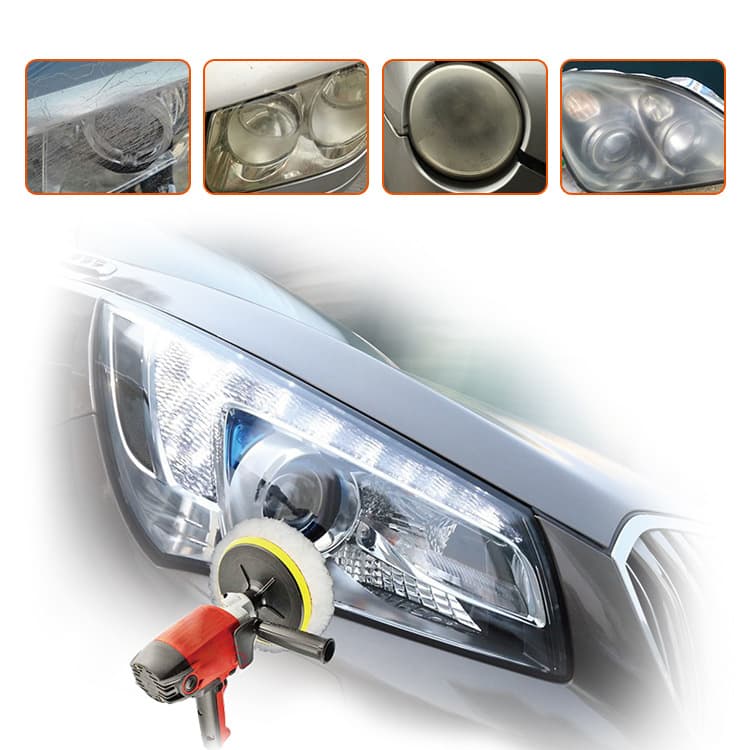 Factory Direct VISBELLA Headlight Restoration Kit - Headlight Deoxidizing, Anti-Yellowing, Glossy Crystal Coating Repair Set