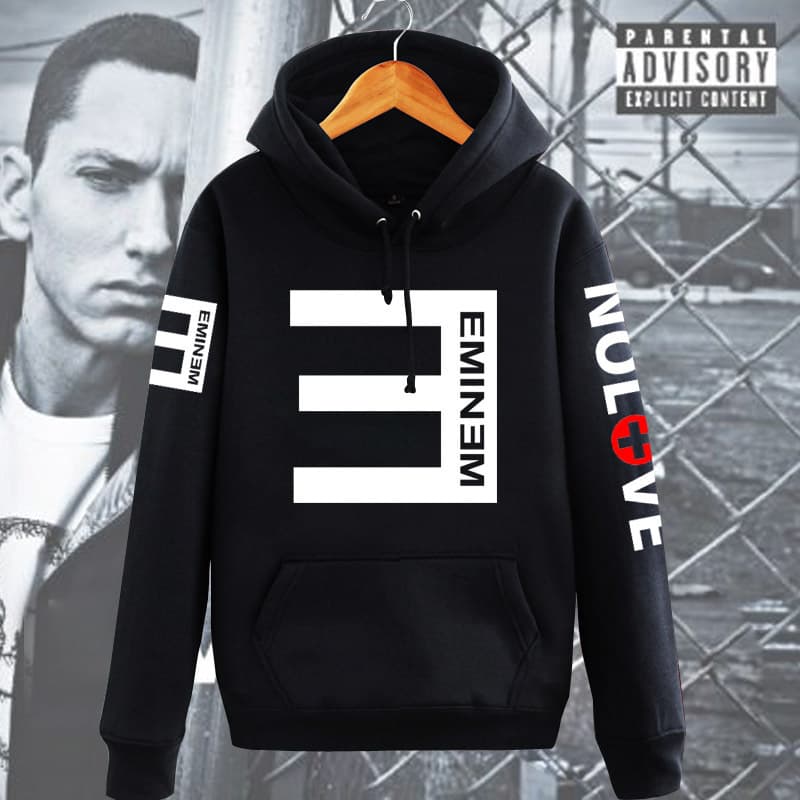 Eminem Sweatshirt EmineM Anti-E Hip-Hop Thick Pullover Hoodie for Men and Women Trendy