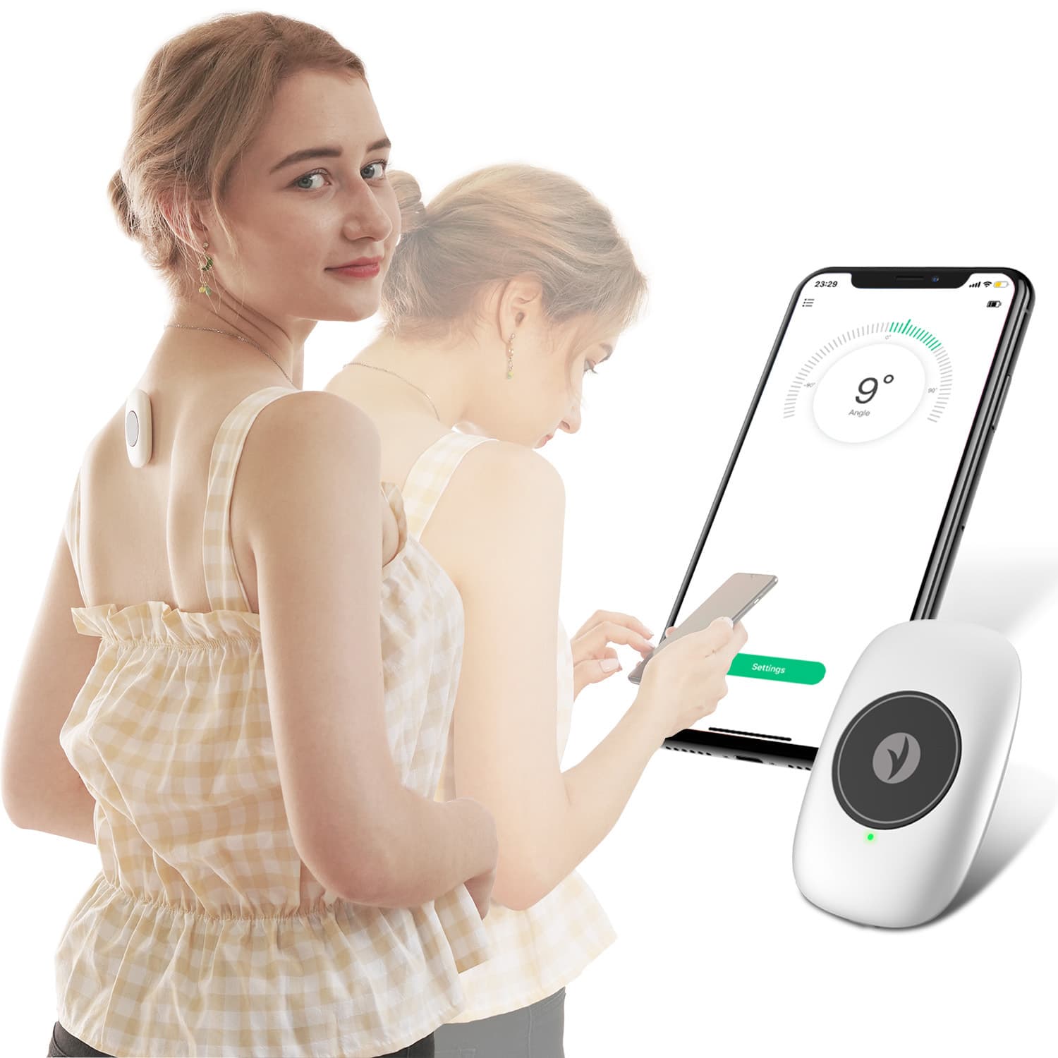 [Factory Direct] Cross-border Smart Posture Corrector with APP - Anti-hunchback Solution