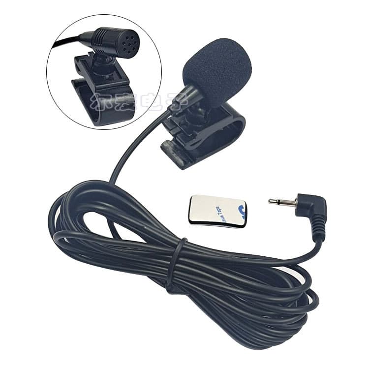 Factory Wholesale Car Microphone GPS Navigation Microphone Bluetooth Calling External Microphone Adhesive Car Microphone