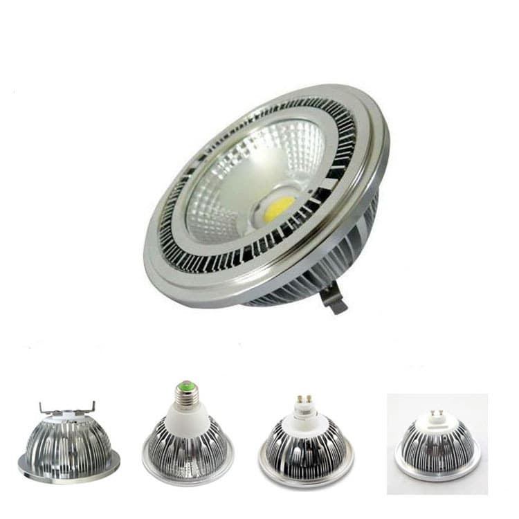 COB LED Downlight 7W 10W 12W 15W AR111 LED Spotlight G53 Grille Hot Selling for Export