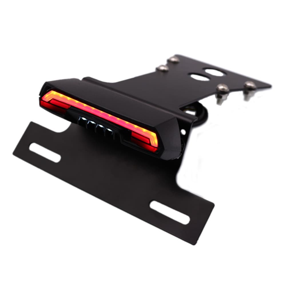 Suitable for Yamaha XSR900 2014-2021 license plate rear bracket modification license plate frame license plate frame LED tail light