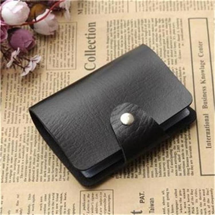 Men's Card Holder Slim Business Card Case Anti-Magnetic Loss RFID Blocking Wallet Collection Organizer