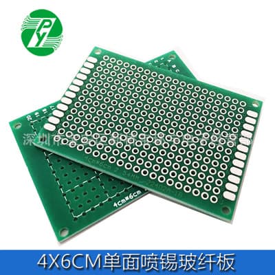 PCB Universal Board Single-Side Tin Plated Prototype Board Multiple Sizes 2.54mm Pitch 1.6mm Thickness Experiment Circuit Board