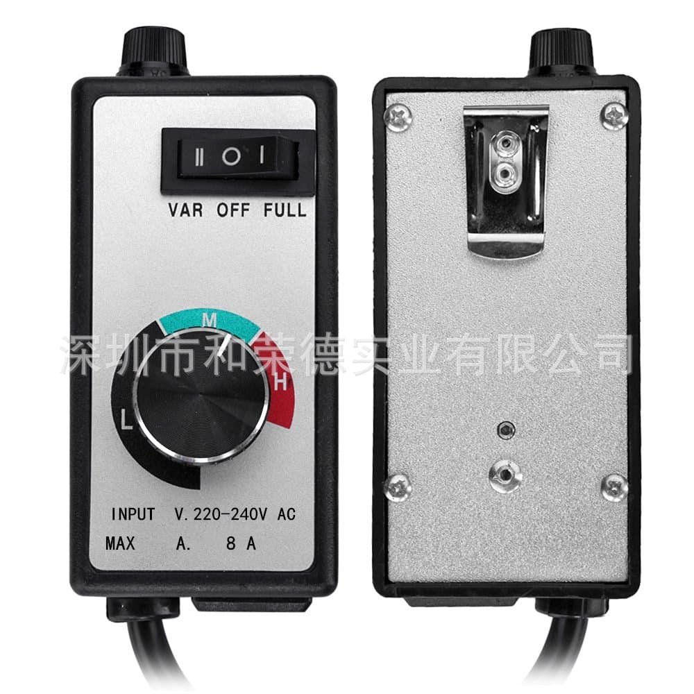Cross-Border Supply 230V 8A Australian Standard Fan Electric Tool Stepless Speed Switch Speed Controller