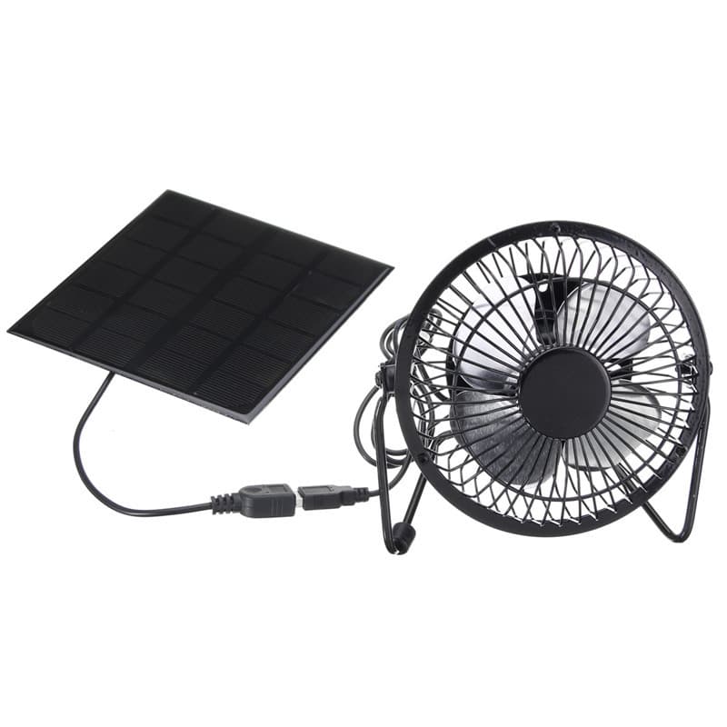 Solar Panel 5W Outdoor Charging Panel Solar Power Panel Truck Solar Fan
