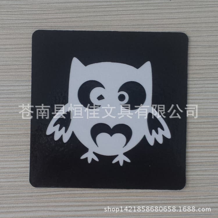 Factory Owl Tattoo Stencil Body Henna Painting Template PVC Hollow Sticker