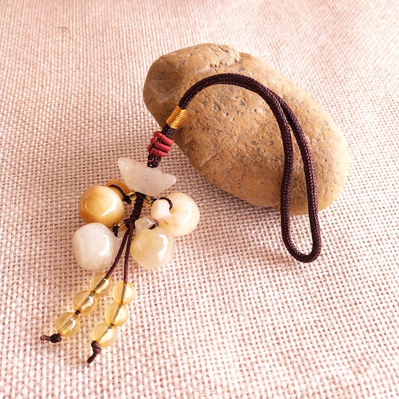 Jade Pendant Apple Pendant Horn Comb Gourd Peanut Jewelry Crafts Wooden Comb Pendant Stall Jewelry