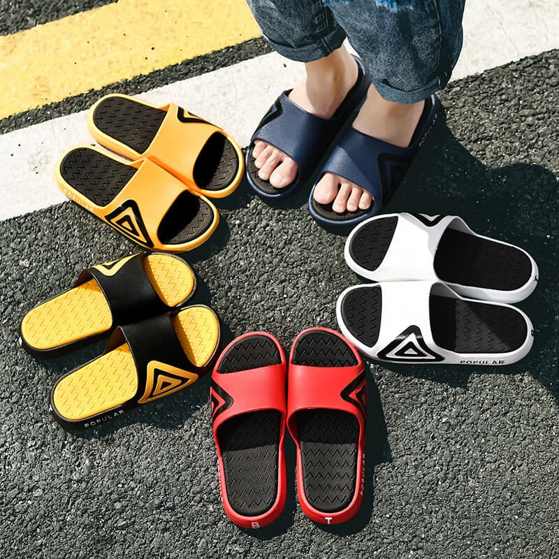 Factory Direct Flip Flops for Men, Summer Trendy Casual Couples Non-Slip Soft Sole Thong Sandals Lightweight and Comfortable