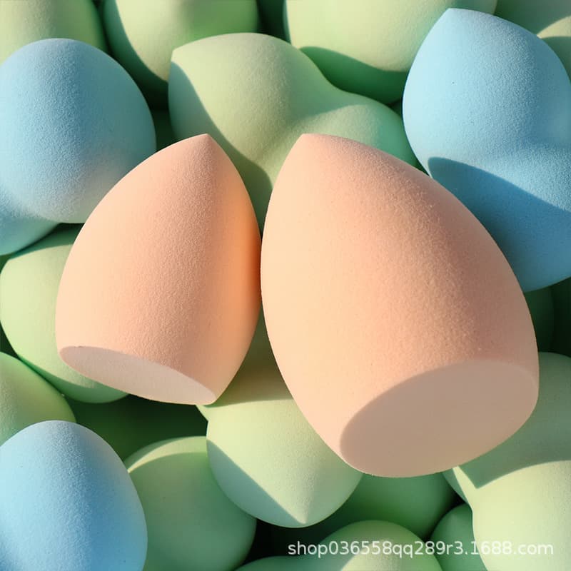 Beauty Blender Makeup Sponge Egg Shape Foundation Puff Cosmetic Tool Non-Absorbing Dual-Use Ball Wholesale Stock