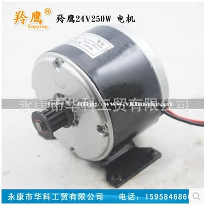MY1016 Little Dolphin Scooter High-Speed Brushed Motor Electric Car Motor Toy Car Motor 12V 250W