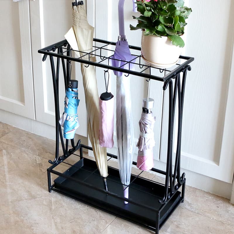 Home Hotel School Classroom Door Umbrella Rack Storage Bucket Customizable Logo Umbrella Holder For Rain Sun Protection
