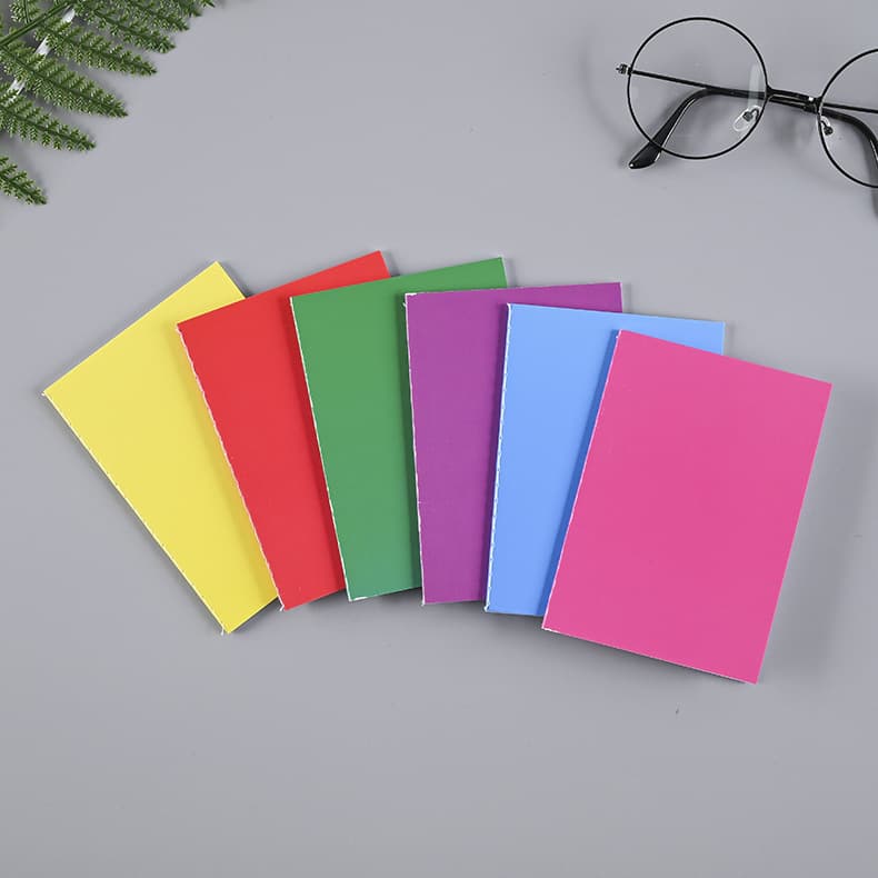 Candy Color Blank Notepad Advertising Cover Real Estate Note Pad Office Meeting Sewing Small Book Customization