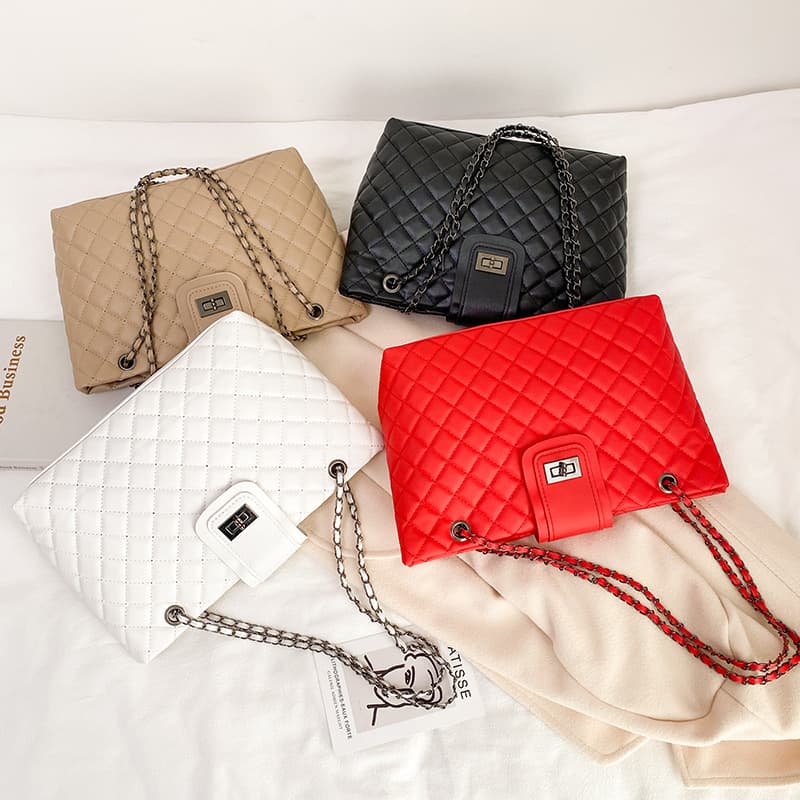 Crossbody Bag for Women Spring Autumn New Fashion Casual Underarm Bag Diamond Embroidery Chain Bag Women's Shoulder Crossbody Bag