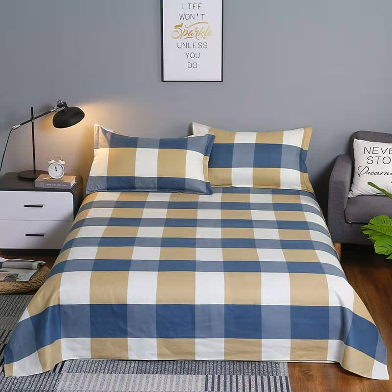Scrub bed sheets bedding wholesale household single-piece bed sheets student dormitory bed sheets stall supply