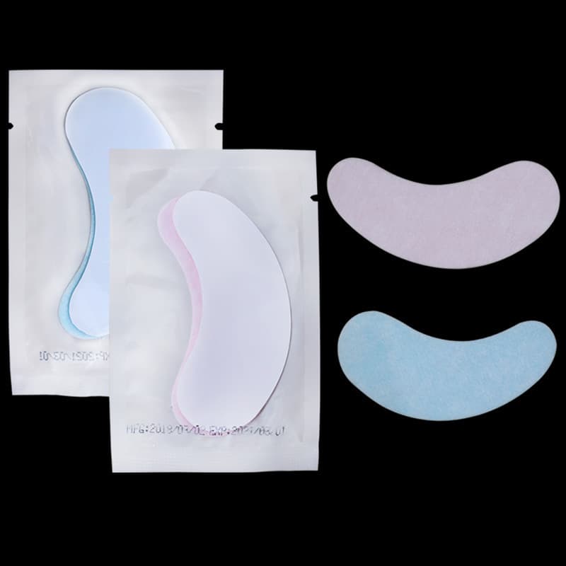 Transparent Blue Film Moisturizing Eye Patches False Eyelashes Grafting Planting Lash Extensions Gelatinous Material for All