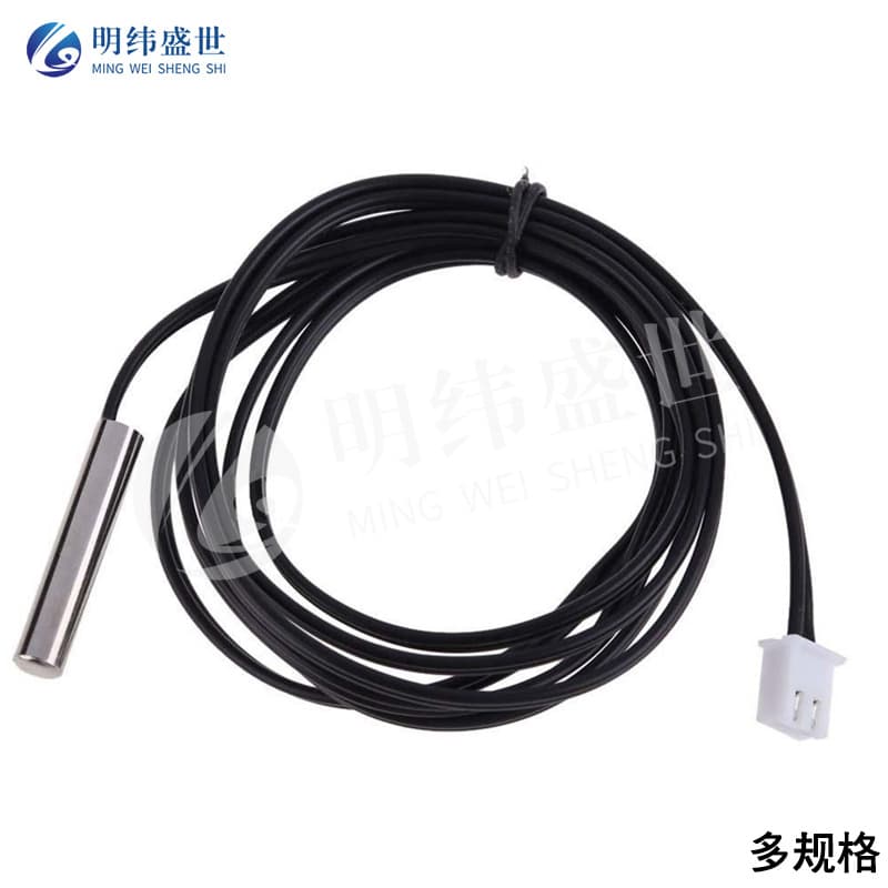 New NTC Thermistor Temperature Sensor B3950 10K 1% Teflon High-Temperature Wire Waterproof Probe 1/2/3 Meters