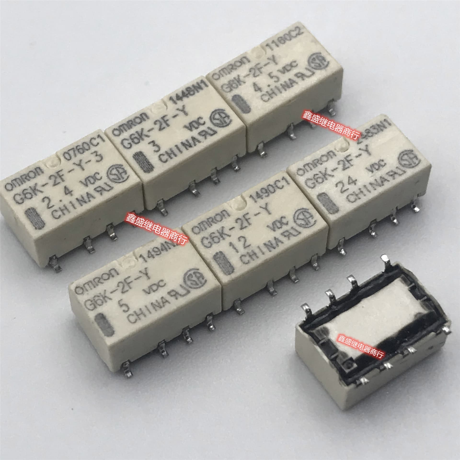 Signal Relay G6k-2f-y 2.4VDC 3VDC 4.5VDC 5VDC 12VDC 24VDC Electronic Component Other Relay