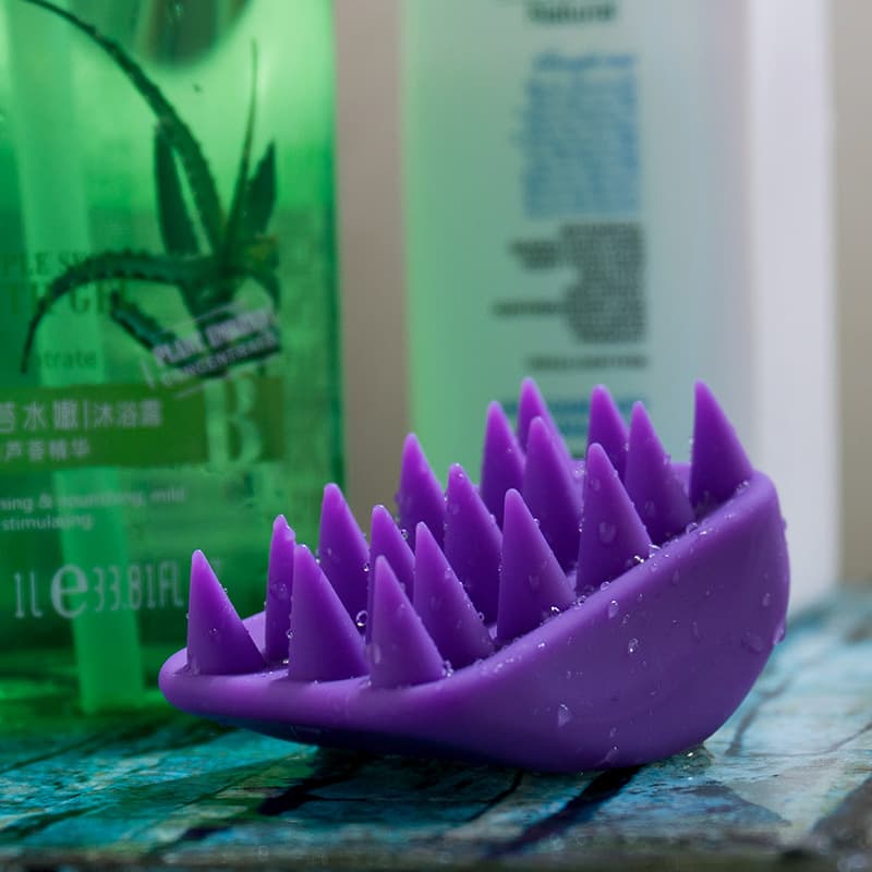 New Creative Styling Pure Silicone Shampoo Brush Activates Scalp Nerves, Cleans Hair Dirt, Massage Brush