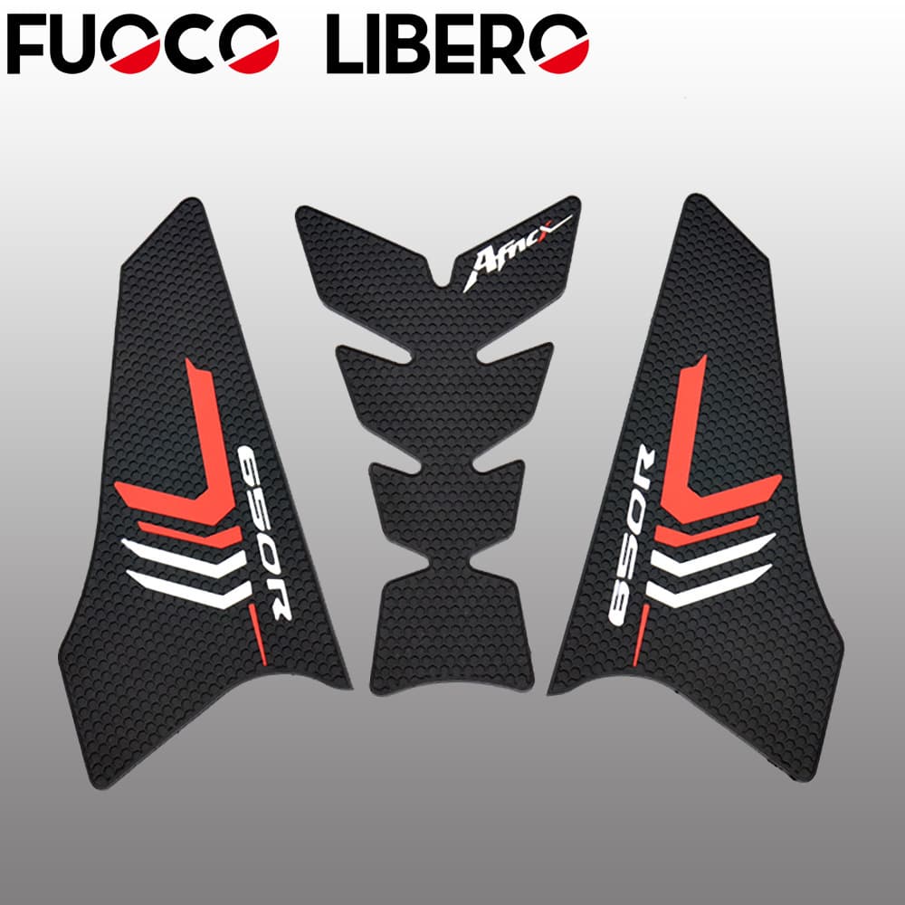 Compatible with Honda CB650R Tank Pad CBR650R Fishbone Anti-Slip Sticker Tank Cover Anti-Scratch Sticker