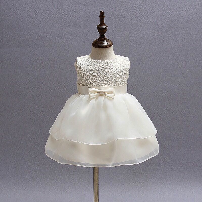 Korean style children's clothing children flower girl children's dress princess dress one year old baby baby girl lace dress