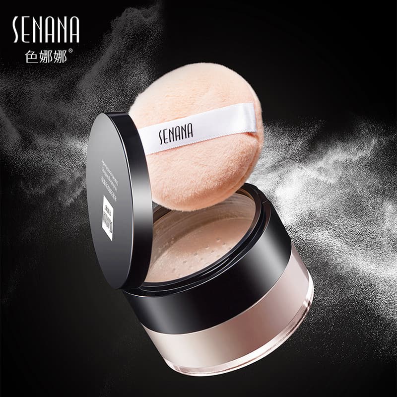 Senana Hydrating Flawless Setting Powder: Lightweight, Breathable, Refreshing, Conceals imperfections without caking, wholesale from the manufacturer.