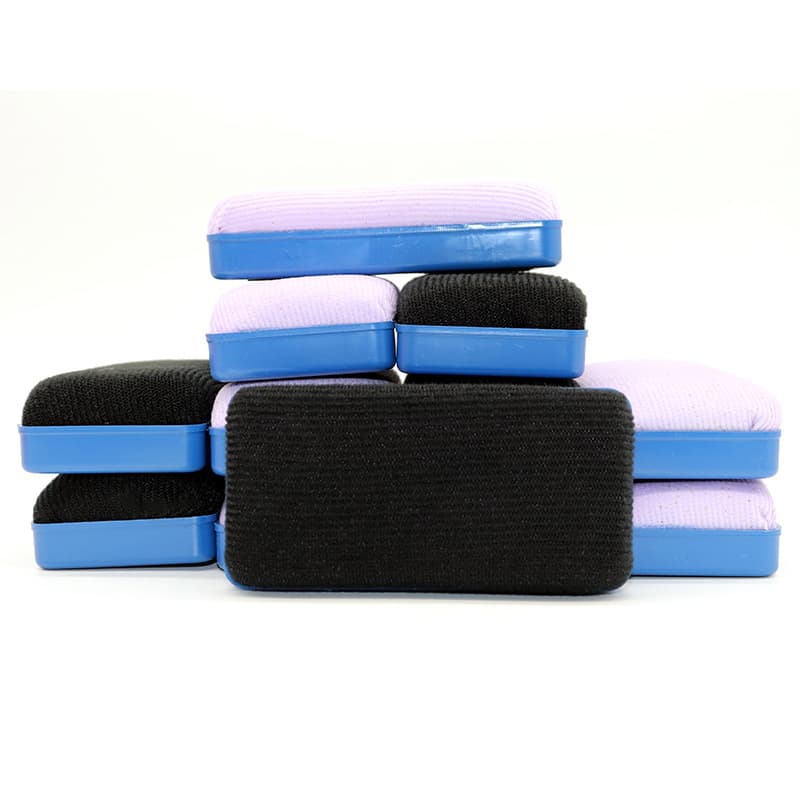 Magnetic Whiteboard Eraser Multi-color Teaching Special Velvet Cloth Blackboard Eraser Wholesale Low Price Plastic Back