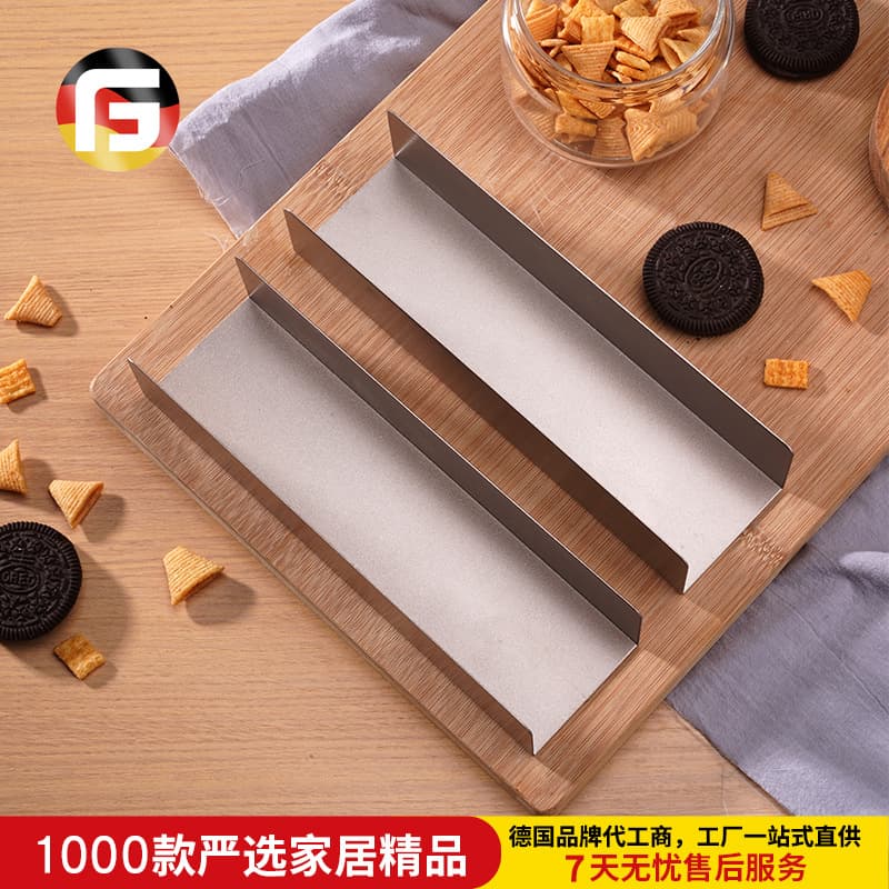 Stainless Steel U-Shaped Cranberry Cookie Baking Mold Non-Stick Rectangular Cookie Slice Mold