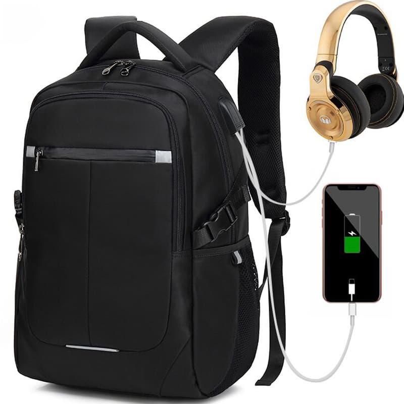 Men's Casual Travel Computer Backpack Trendy Fashion Student Bookbag Korean Style High School Shoulder Bag Business Leisure