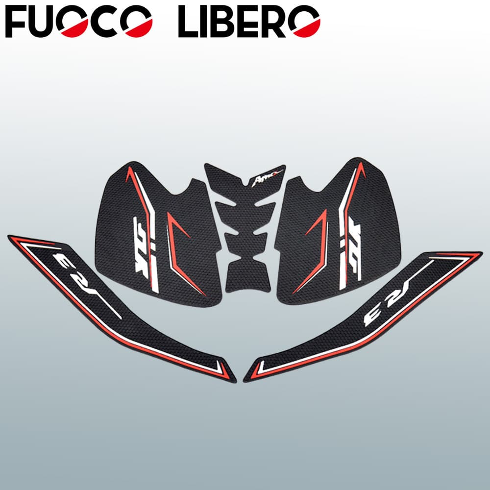 Compatible with Yamaha YZF R3 2019-2020 New Model Rubber Tank Pad Fishbone Decal Modified Tank Side Sticker