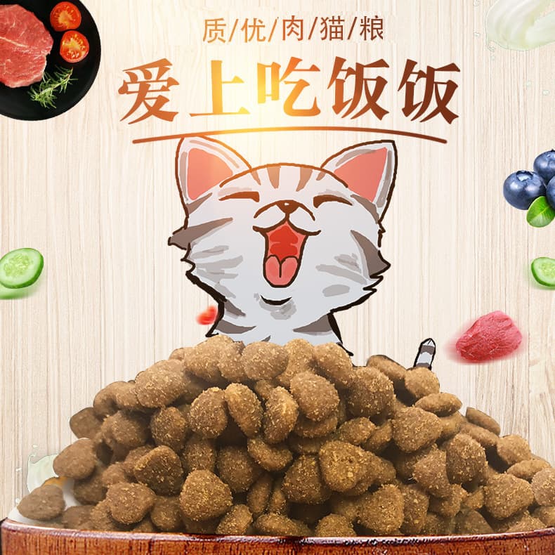 Cat Food Drop Shipping Universal Wet and Dry Kitten and Adult Cat Meat-Based Pet Food with Probiotics Cat Food Pet Supplies