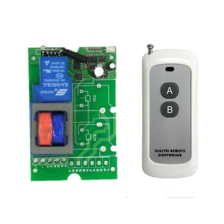 220 volt high power single-channel wireless switch 30A large relay 220 volt motor forward and reverse controller