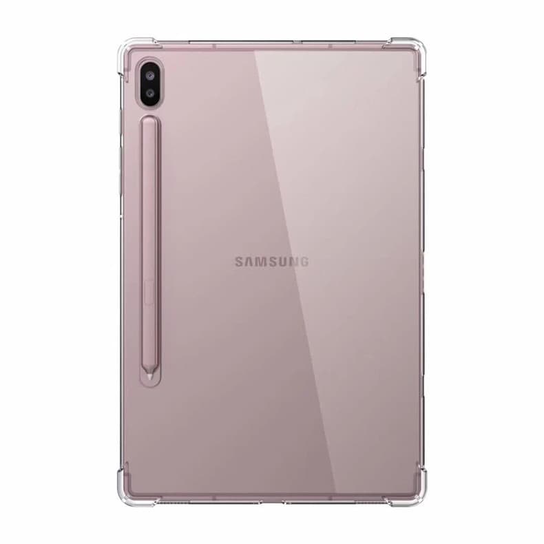 Case for Samsung Galaxy Tab S9, S7 FE Airbag Protective, A7 Lite Transparent Silicone Cover, S8+ Full Coverage Soft Shell