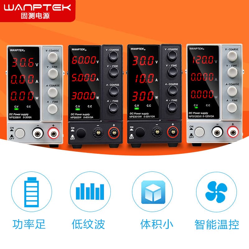 NPS Series Adjustable DC Regulated Switching Power Supply 30V for Laptop, Mobile Phone Repair, Battery Charging