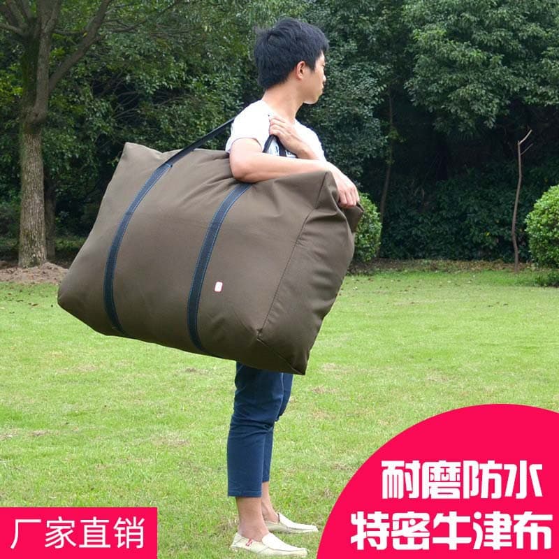 Waterproof thickened storage bag, moving bag, Oxford cloth bag, woven bag, duffel bag, packing bag, handbag, cross-border