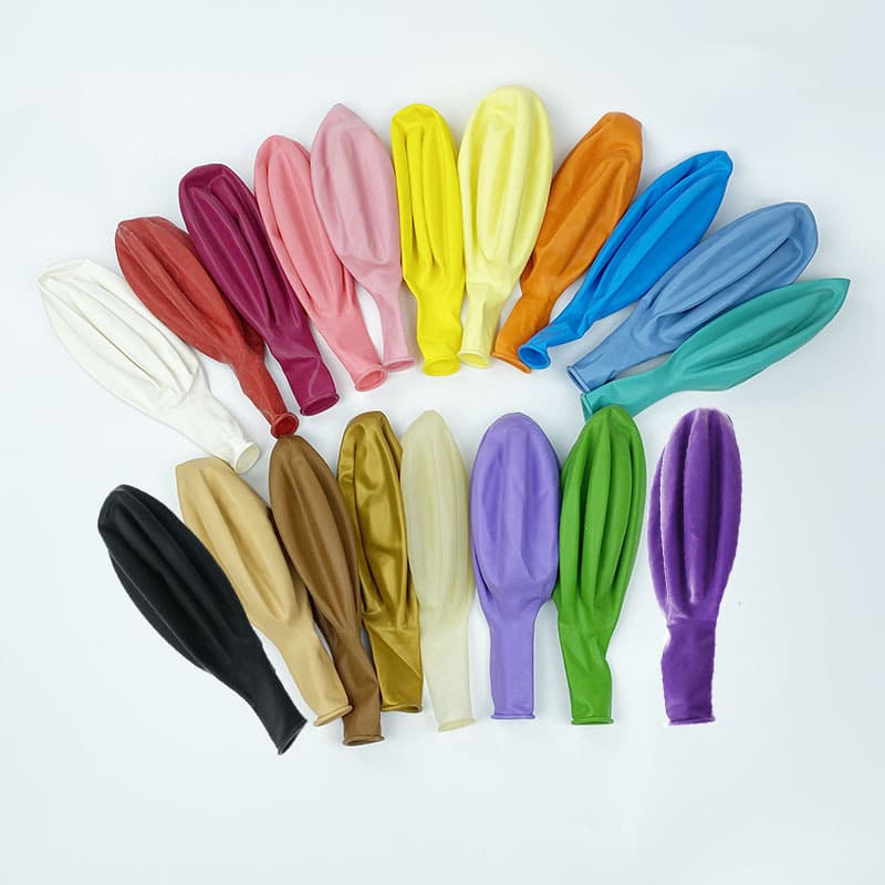 24-inch Thailand BK Round Latex Balloons, Matte Macaron Colors for Wedding Decoration