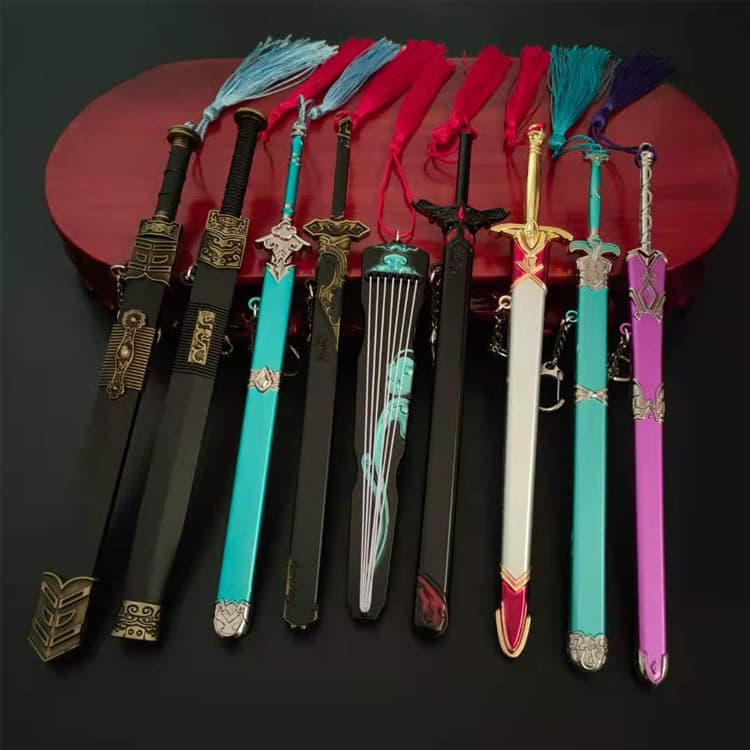 Mo Dao Ancestor Wei Wuxian Chenqing Flute Lan Wangji Guqin Jin Ling Sword Weapon Model Toy