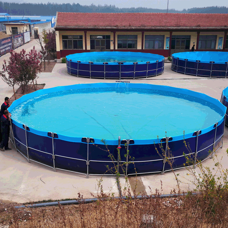 Frame Pools, Mobile Pools, Complete Range of Frame Pool Specifications, PVC Canvas Fish Ponds, Foldable for Transport