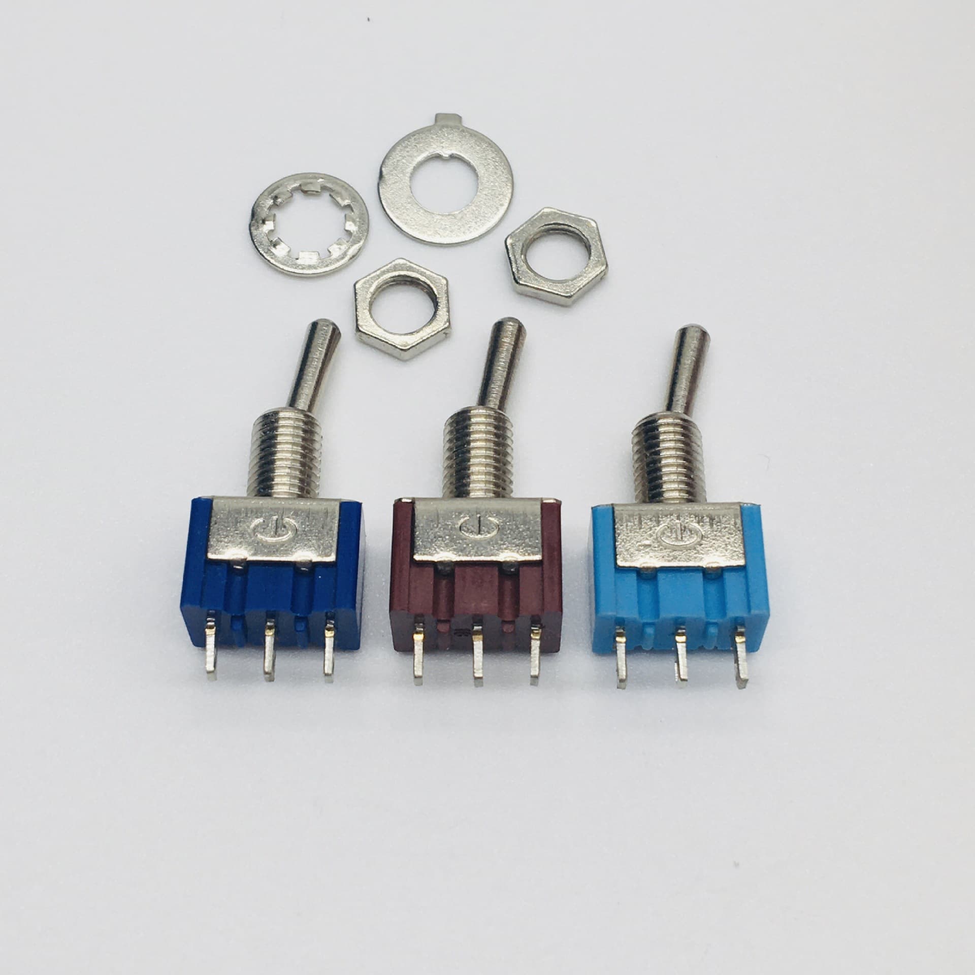 Toggle switch MTS dark blue/light blue/red toggle rocker switch MTS102