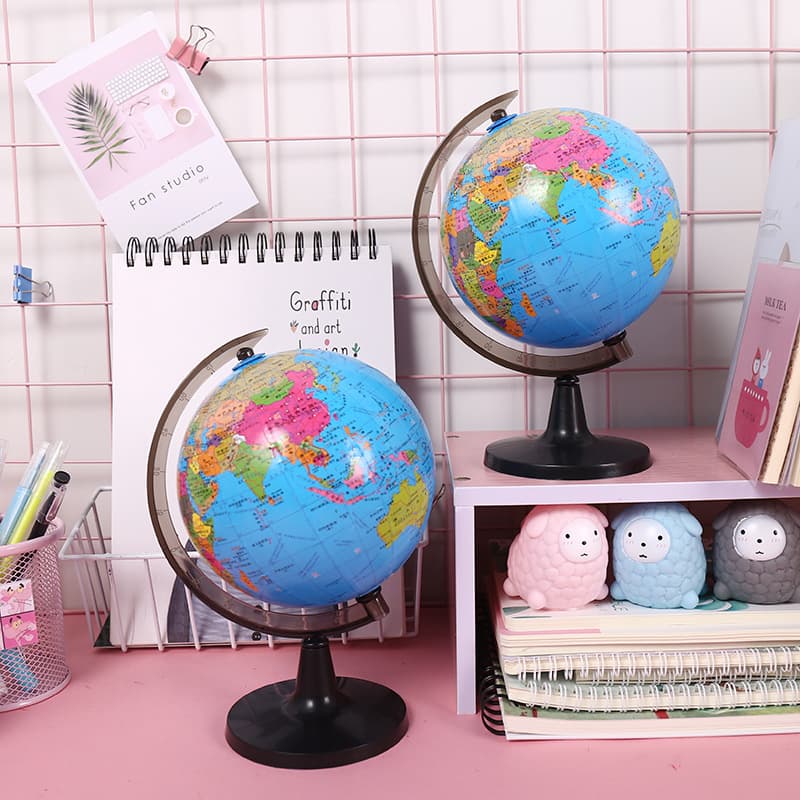 Student small globe Chinese geography teaching ornaments children learning large globe teaching aids wholesale