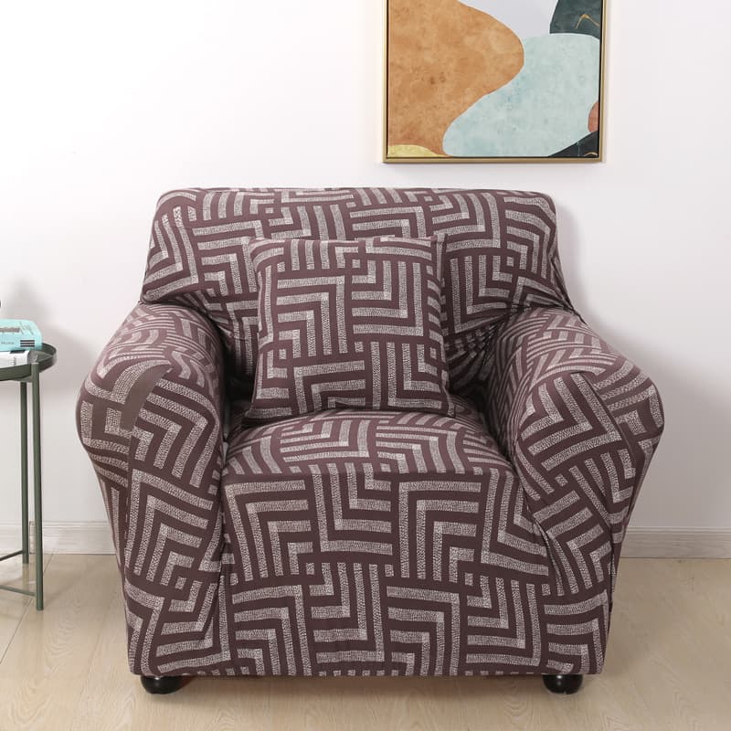 Sofa cover all-inclusive non-slip elastic sofa cover genuine leather old-fashioned sofa cover full cover fabric combination sofa cushion