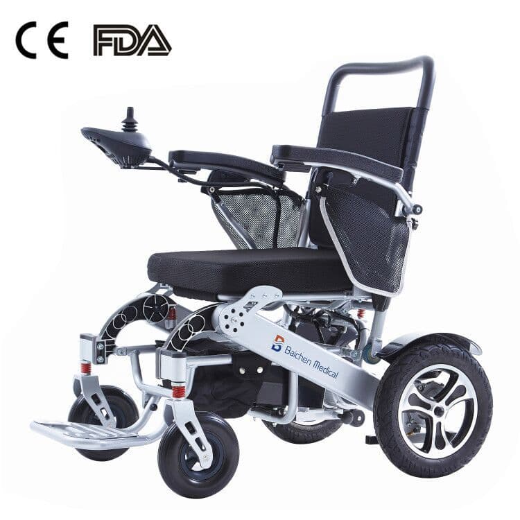 Automatic Folding Lightweight Electric Wheelchair For Elderly Bc-ea8000f Portable Mobility Aid Vehicle Accessories
