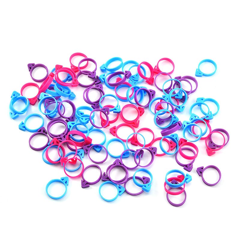 Cream piping bag fixing rings, silicone rings, silicone circular buckles, sealing rings, baking tools